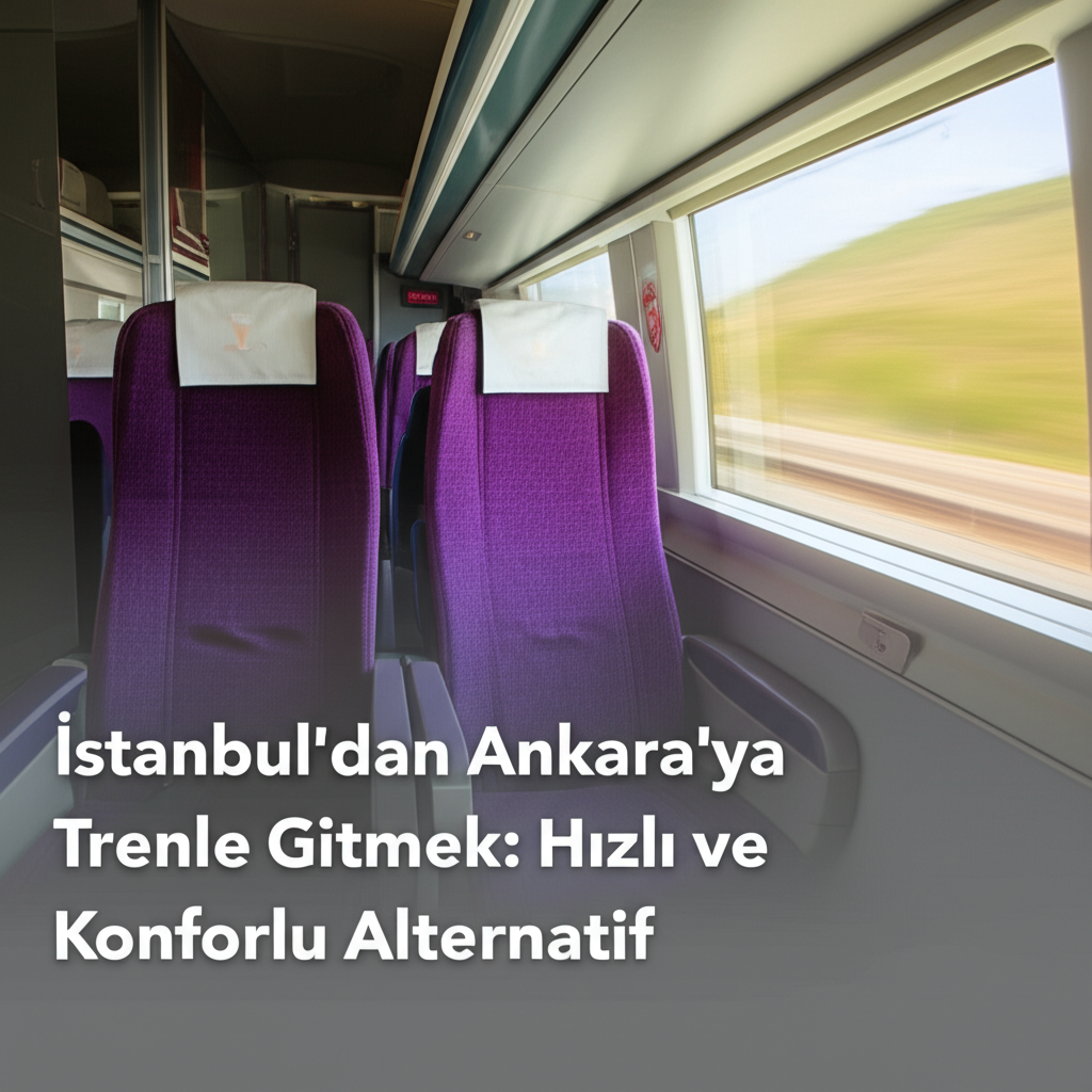 İstanbul’dan Ankara’ya Trenle Gitmek: Hızlı ve Konforlu Alternatif