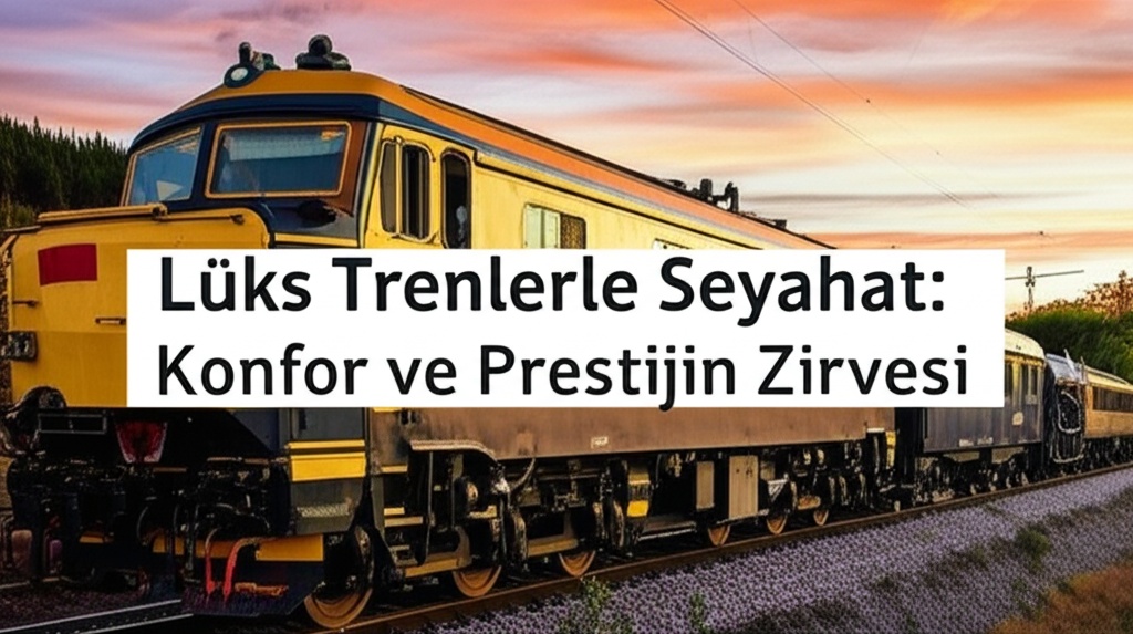 Lüks Trenlerle Seyahat: Konfor ve Prestijin Zirvesi