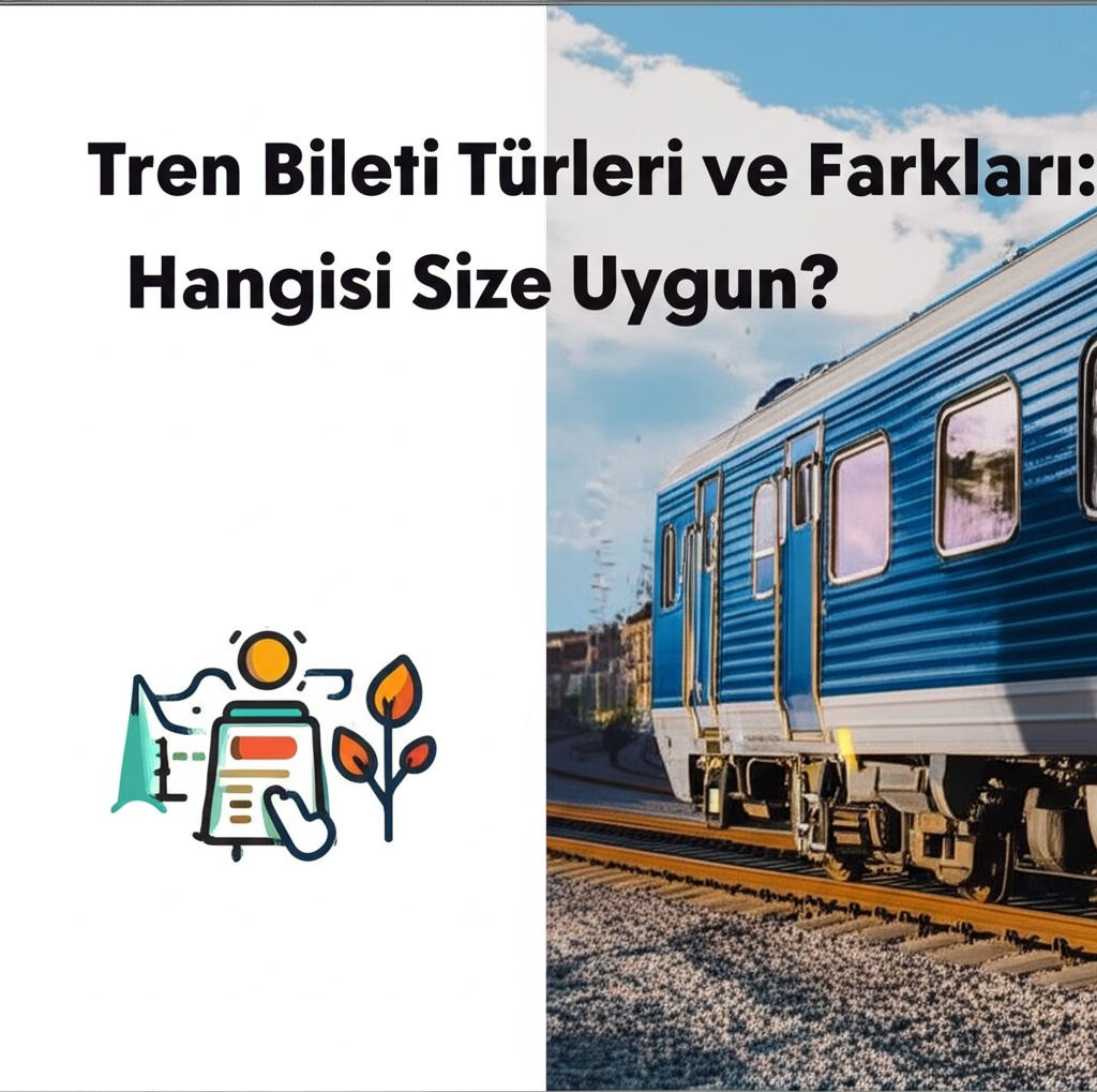 Tren Bileti Türleri ve Farkları: Hangisi Size Uygun?