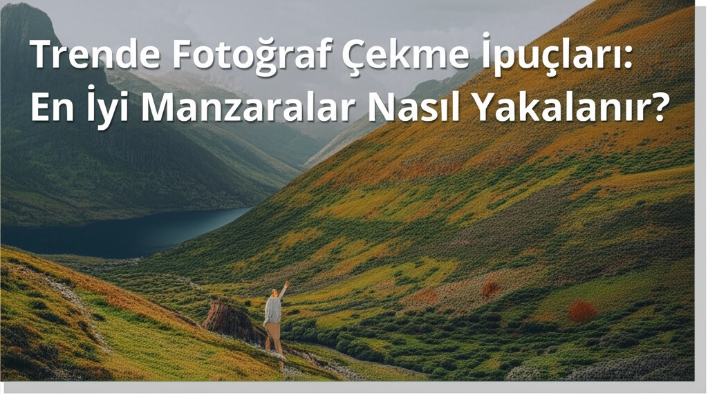 Trende Fotoğraf Çekme İpuçları: En İyi Manzaralar Nasıl Yakalanır?